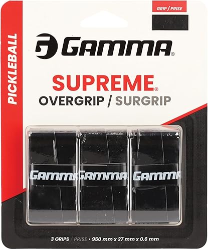 Miniatura 9 de Gamma Pickleball Supreme Overgrip, Easy to Apply Grip Tape for Pickleball Paddles, Badminton, Squash, Padel Racquets, Replacement Tacky Over Wrap