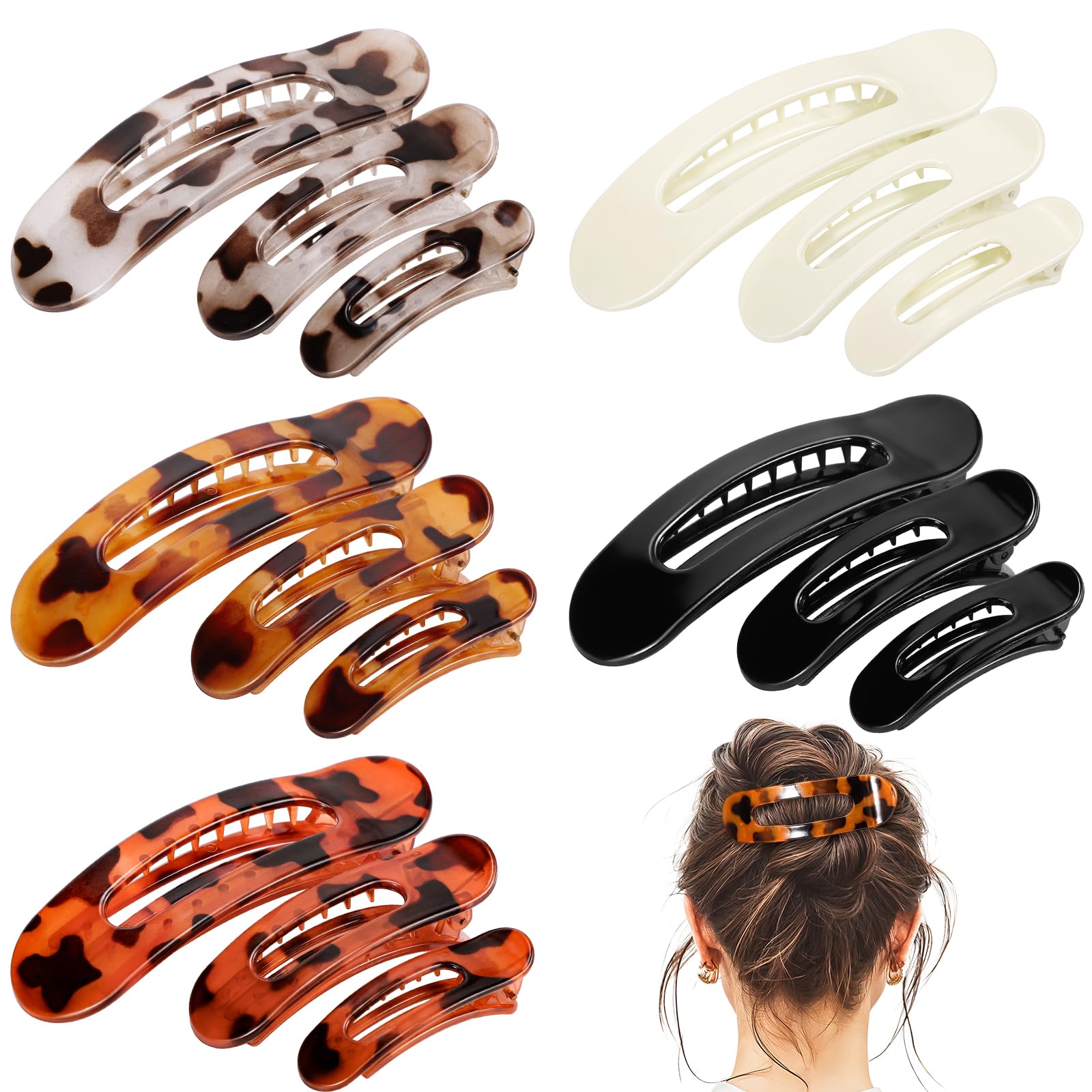 Pince à cheveux plate de qualité supérieure pour coiffure soignée - 15