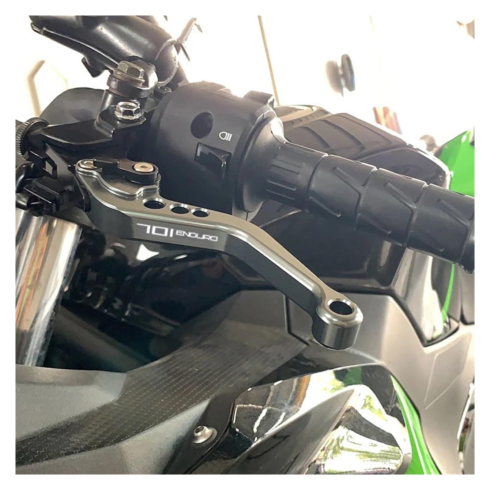Leve freno e frizione per motociclette Per Husqv@&arna 701 Enduro 2017-2020 Accessori CNC Per Moto Leve Freno Frizione Corte(F)