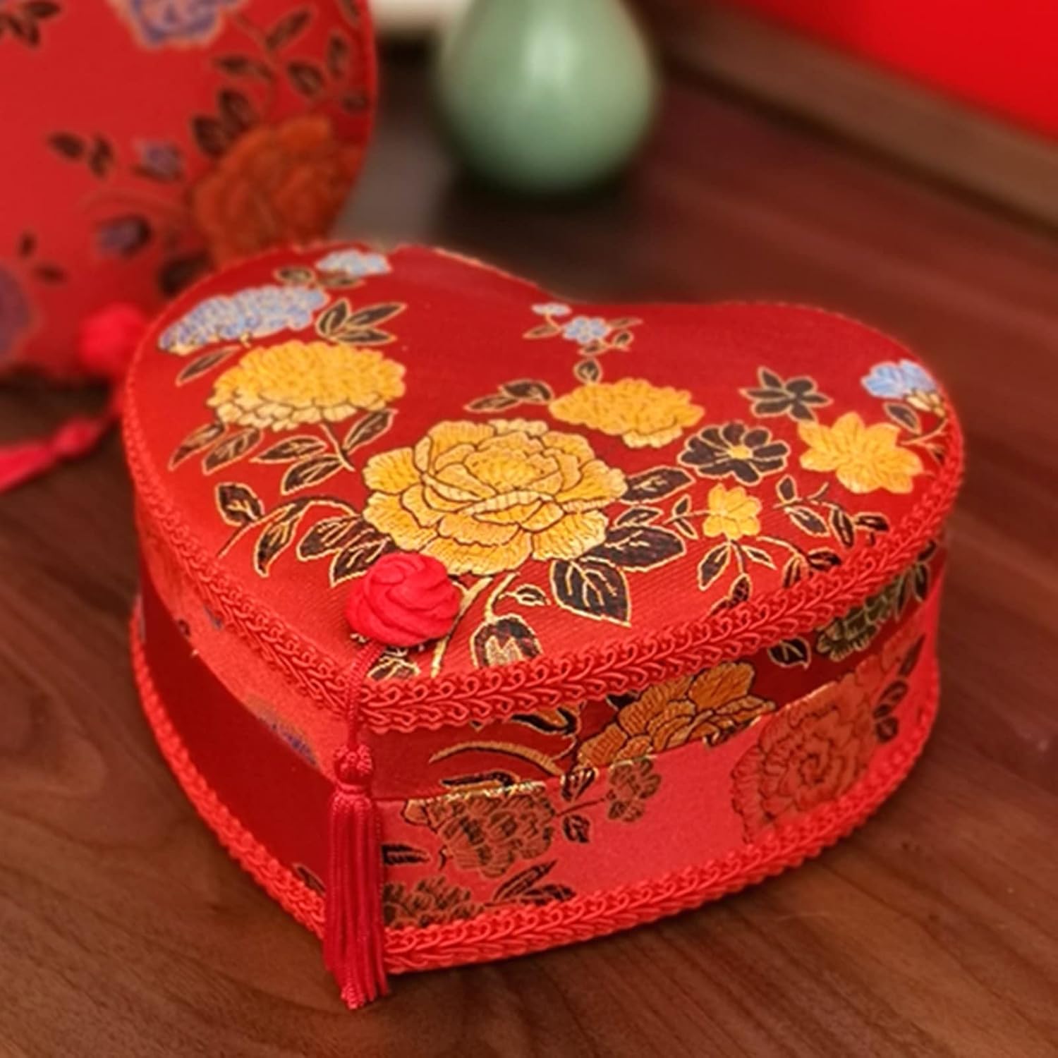 LFFH Round Sewing Basket, Sewing Kit Box Basket with Compartment Portable Stitching Repair Tool Kit Accessories Organizer XBAOMING (Color : Pink, Size : 16x16x7cmn)