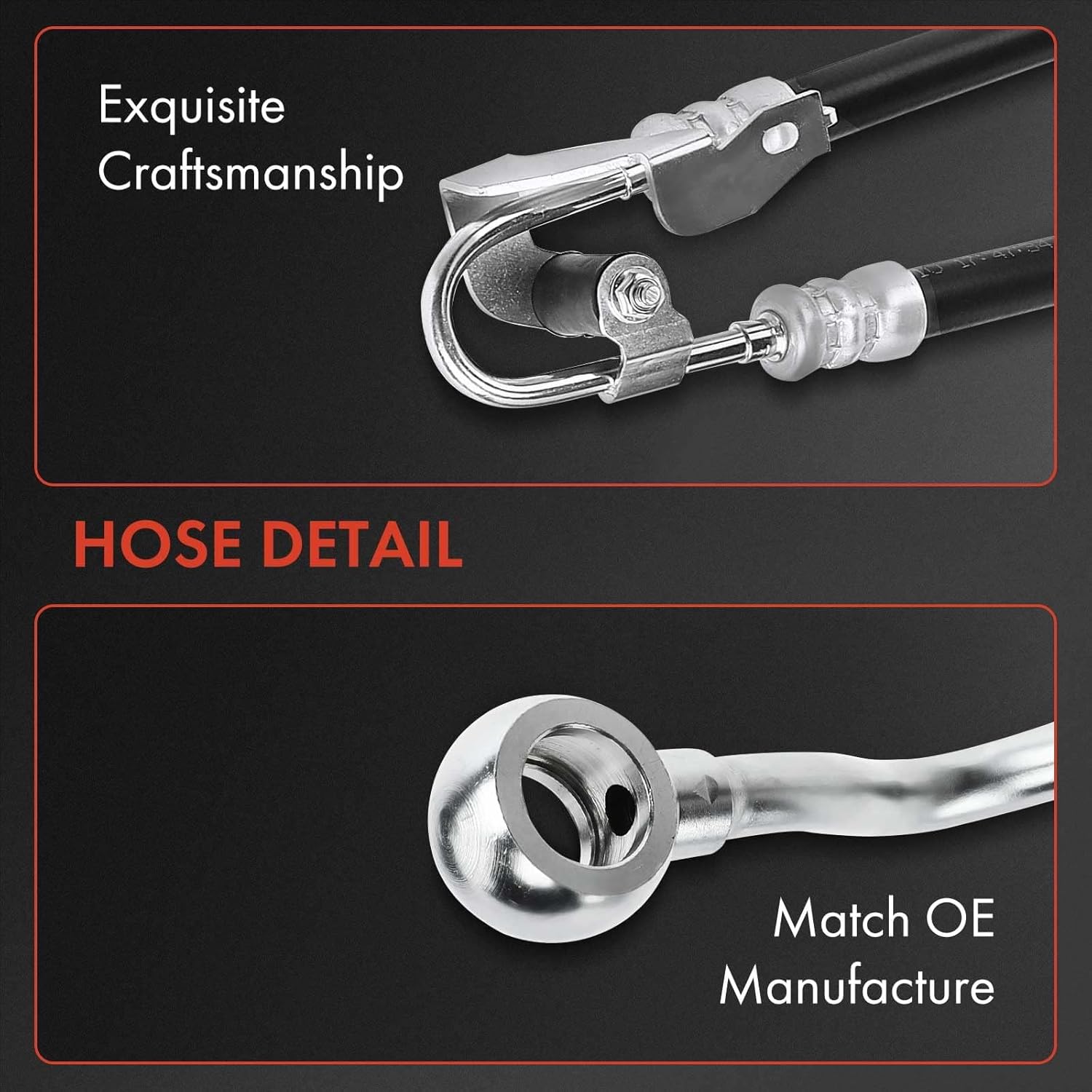 A-Premium Power Steering Pressure Hose Line Assembly Compatible with BMW E90 Series 328i 2007-2012 2.0L, E87 Series 128i 2008-2012 3.0L, Pump to Gear/Rack Pinion