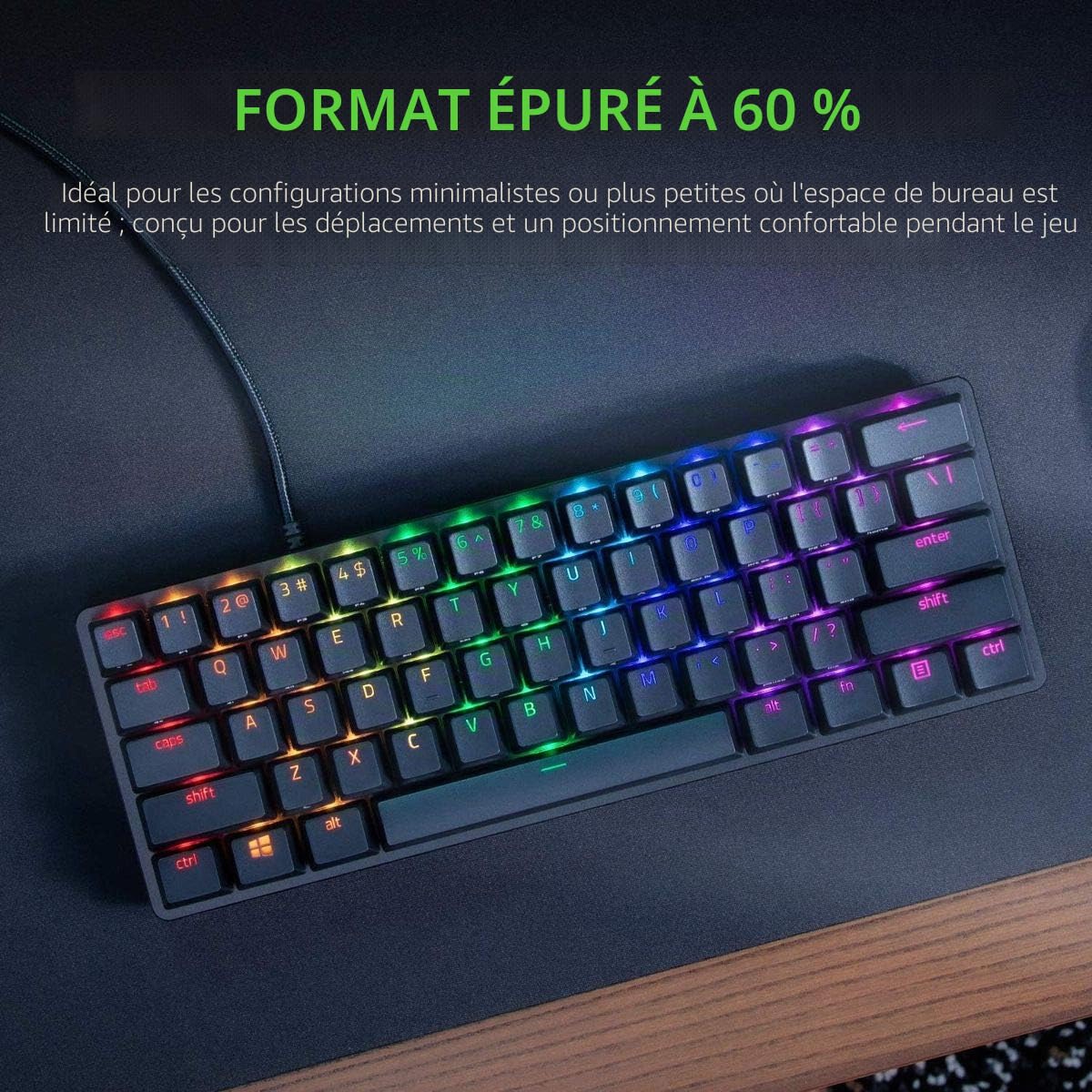 Razer Huntsman Mini Clicky Optical Switch Purple, W128260844 (Switch Purple)