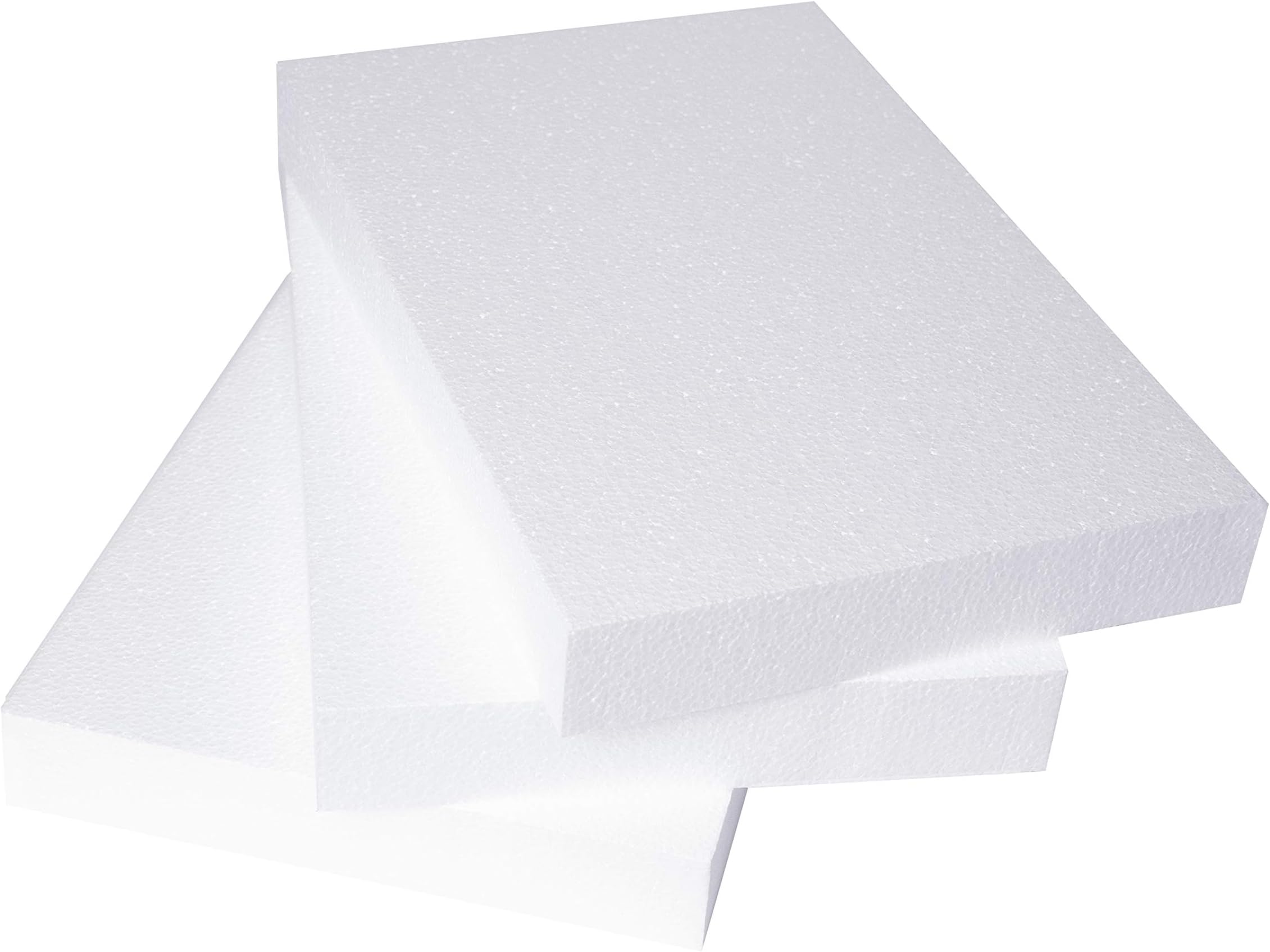 Silverlake 11x17x2 Craft Foam for Styrofoam Block Projects (3-Pack)