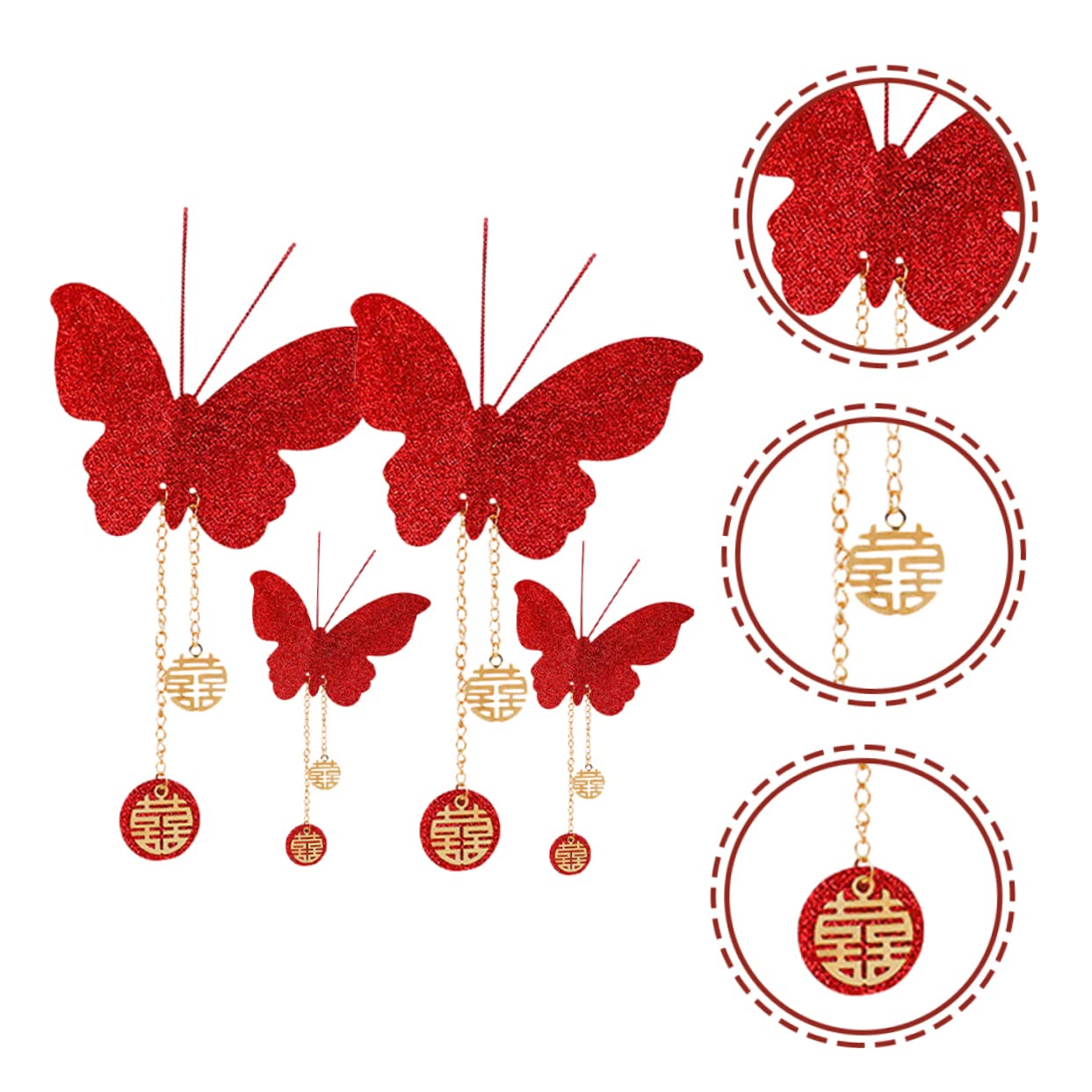 ULTECHNOVO 20stücke Deko Schmetterlings Ornament Glitzernde Für Schlafzimmer Dekoration Für Und Feiern Vielfältige Anwendungsmöglichkeiten