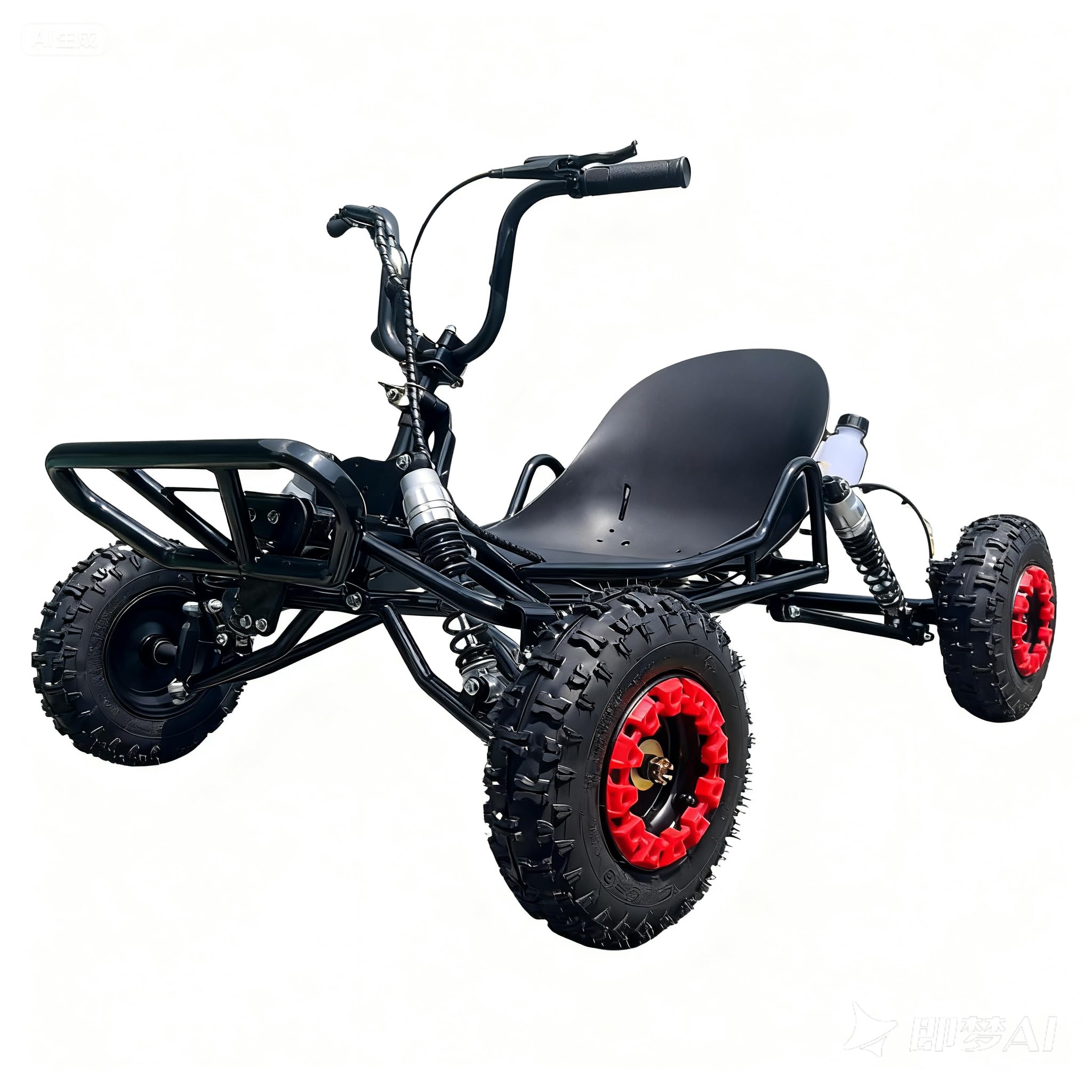 Zyliathor Off-Road Go Kart, 6" All-Terrain Tires, Pull Start & Kill Switch, Four-Shock Suspension, Rear Hydraulic Disc — Dirt • Gravel • Mud • Light