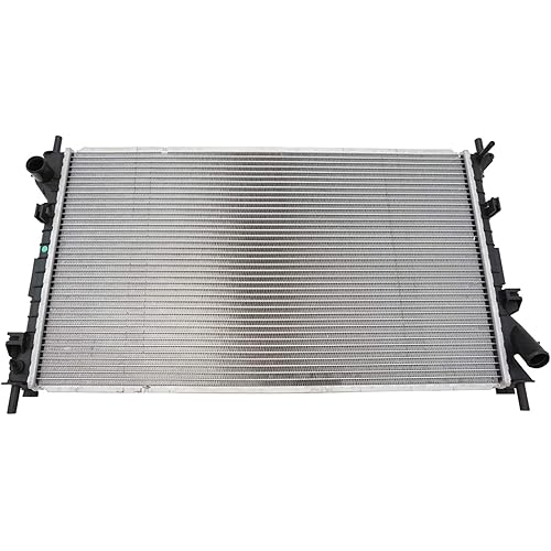 TRQ Radiator 1 Row Aluminum Core 27.63 Inch Core Compatible with 2010-2013 Ford Transit Connect 2.0L