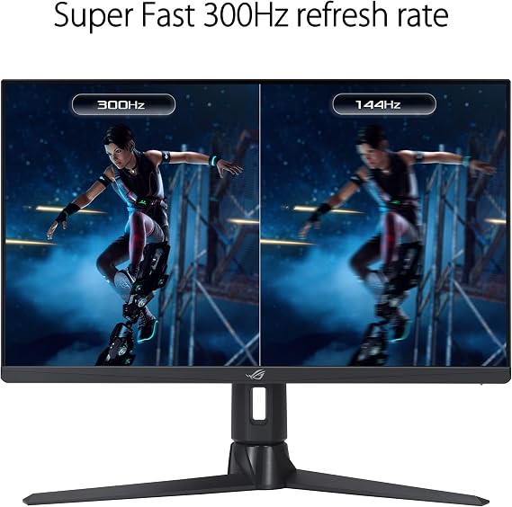 ASUS ROG Strix 27 1440P Gaming Monitor (XG27AQMR) - 27, QHD (2560 x 1440), Fast IPS, 300Hz, 1ms, G-SYNC Compatible, FreeSync Premium Pro, Extreme Low Motion Blur Sync, DisplayPort, DisplayHDR 600