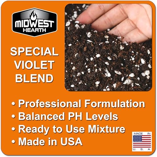 Miniatura 2 de Mezcla natural de tierra para macetas de violeta africana (hecha en Estados Unidos) (4 cuartos de galón)
