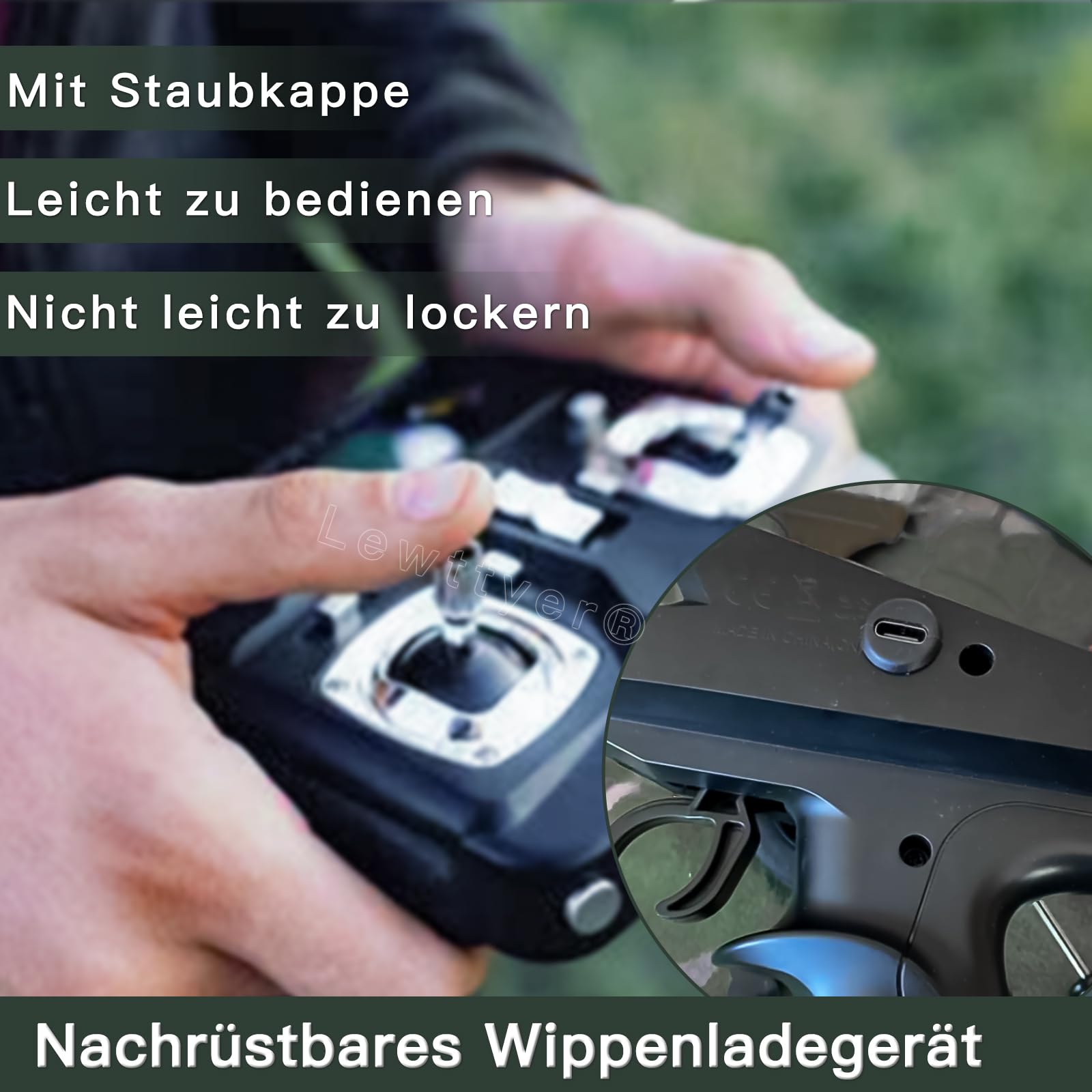 USB Type C Femelle 2 Fils 22 AWG 3A Avec Câble Pour Montage