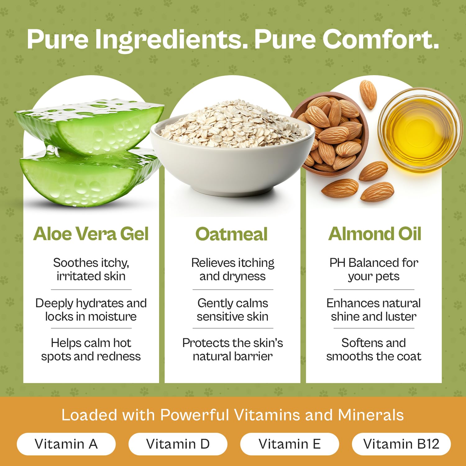 Oatmeal Dog Shampoo and Conditioner for Allergies, Itching and Sensitive Skin - Smelly, Itchy Pet Cleaning Supplies - Puppy Wash, Anti Itch and Dandruff, Organic Formula - Suitable for Cats - image 2