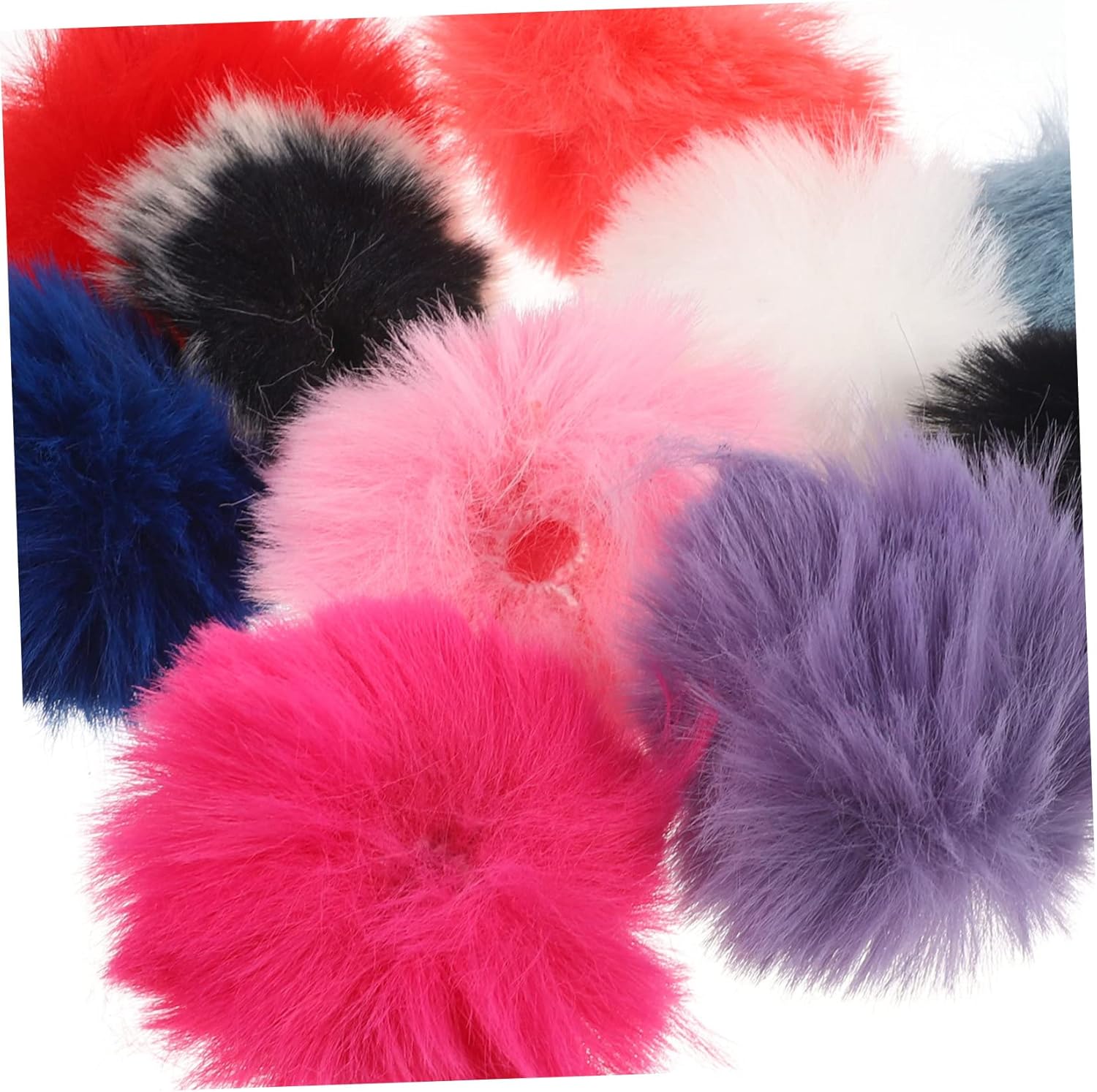 MERRYHAPY 50pcs Furry Microphone Windscreen for Lapel Mics Cute and Delicate Design Excellent Windproof Effect for Use Easy to Install and