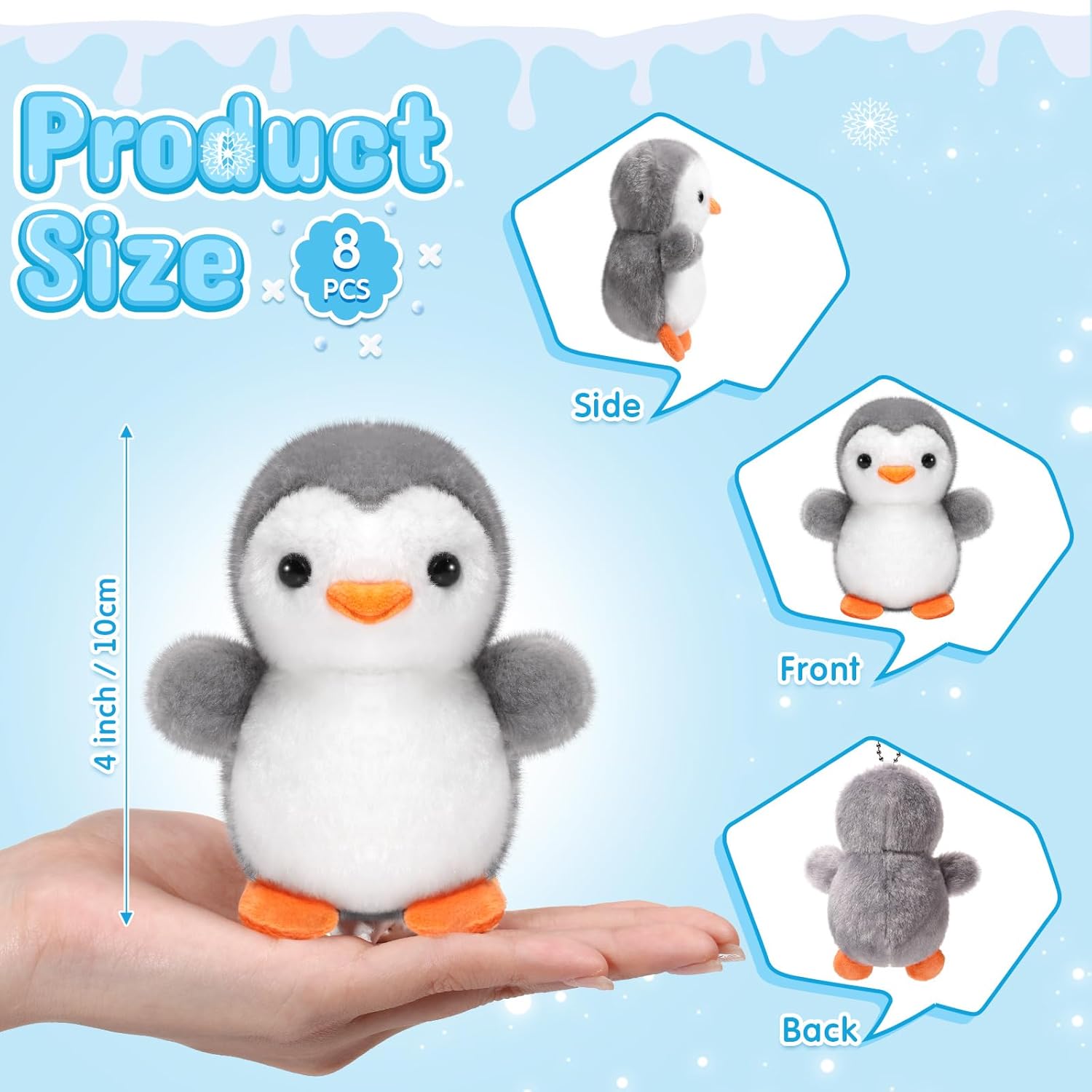 Llaveros de peluche Skylety Mini Pingüino de Panama Ubuy
