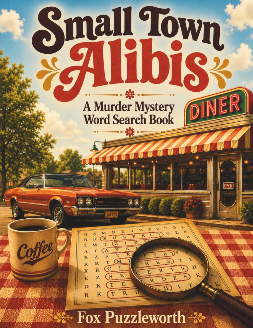 Small Town Alibis: A Murder Mystery Word Search Book (Small Town Mysteries Word Search Series)