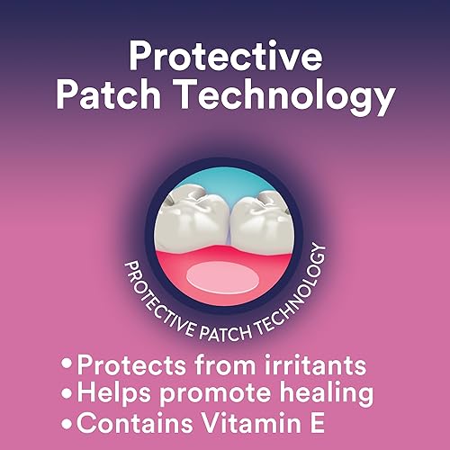 Miniatura 10 de DenTek Canker Cover parche analgésico alivio del dolor de lesiones bucales por hasta 12 horas 6 unidades