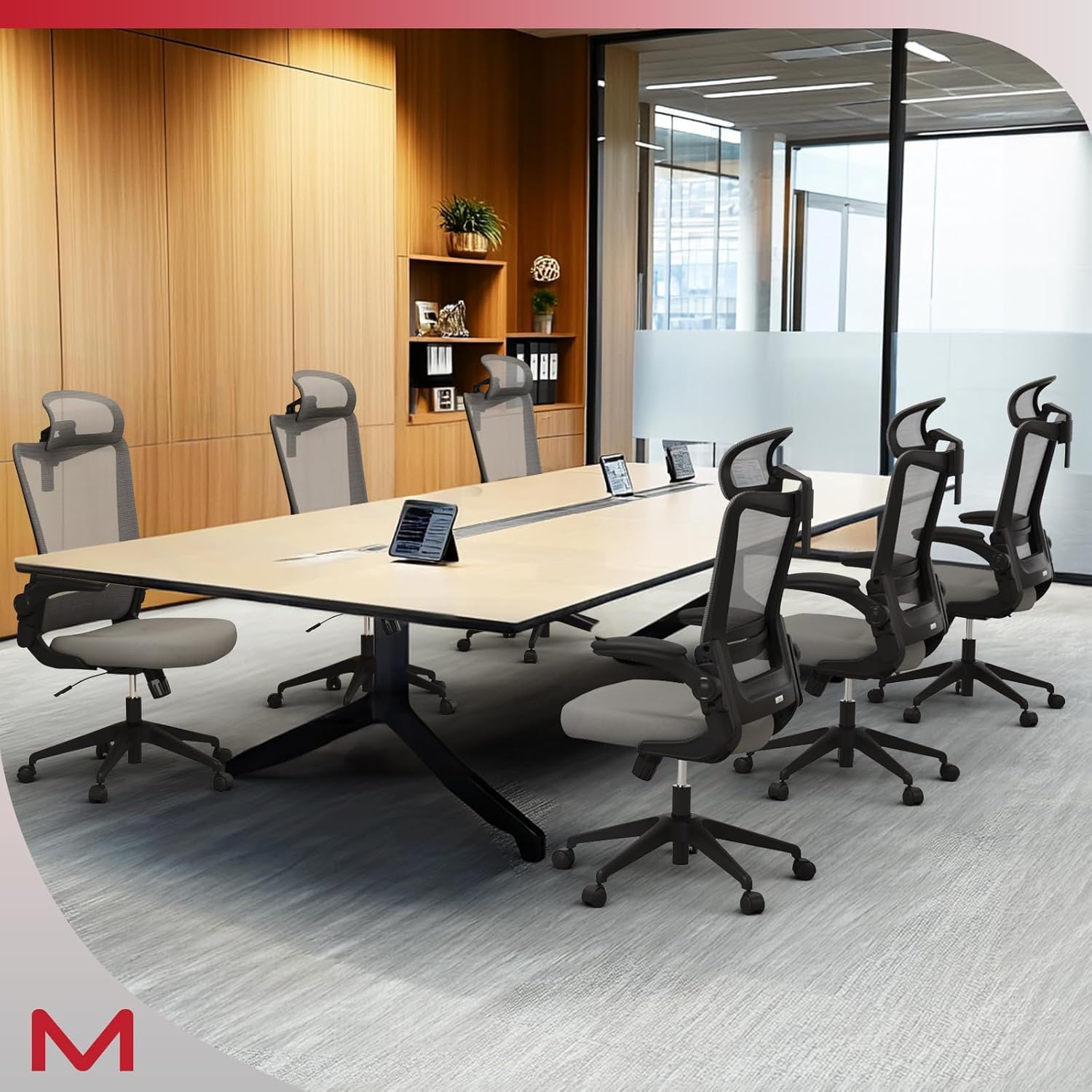 Amazon.co.jp: オフィスチェア、人間工学に基づいたデスクチェア、調節