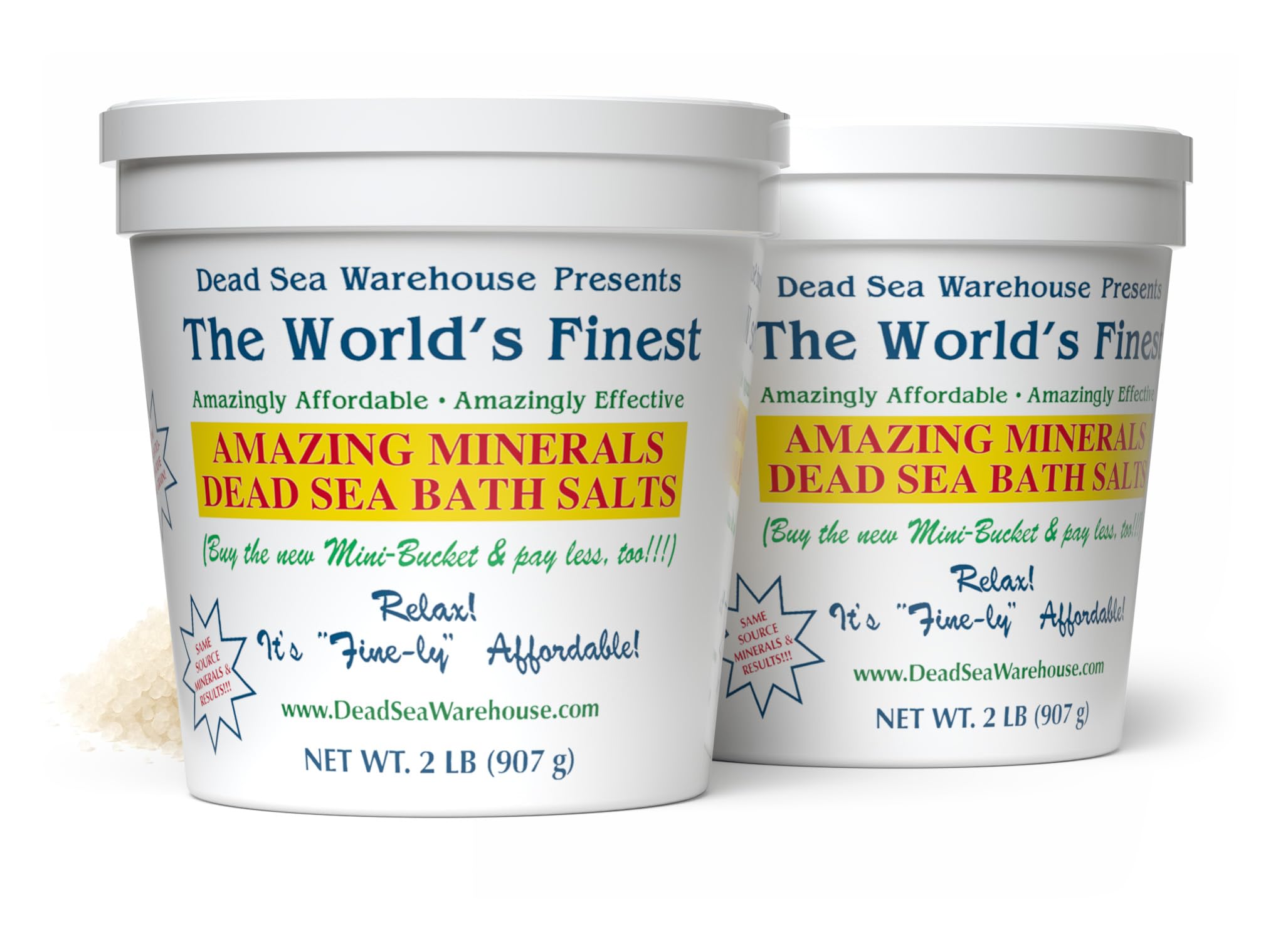Dead Sea Warehouse Amazing Minerals Full-Mineral Dead Sea Bath Salts