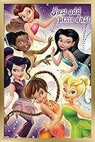 Vista 18 de Trends International Disney Tinker Bell - Póster de pared de hadas, 14.725 x 22.375 pulgadas, versión enmarcada de madera de granero