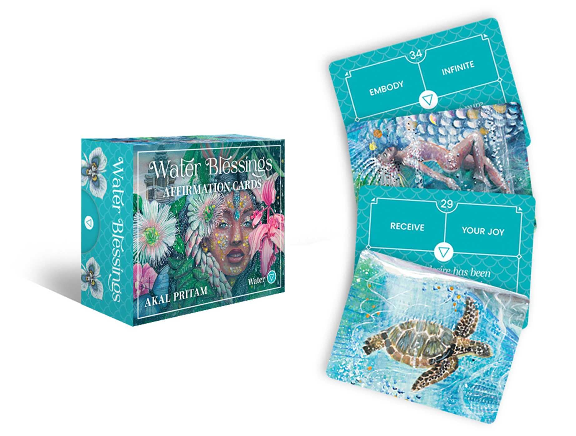 Water Blessings: Affirmation cards (Rockpool Mini Cards)