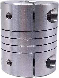 9.5 x 9.5mm 3/8" x 3/8" Flexible Shaft Coupling Rigid Coupler D25 L30