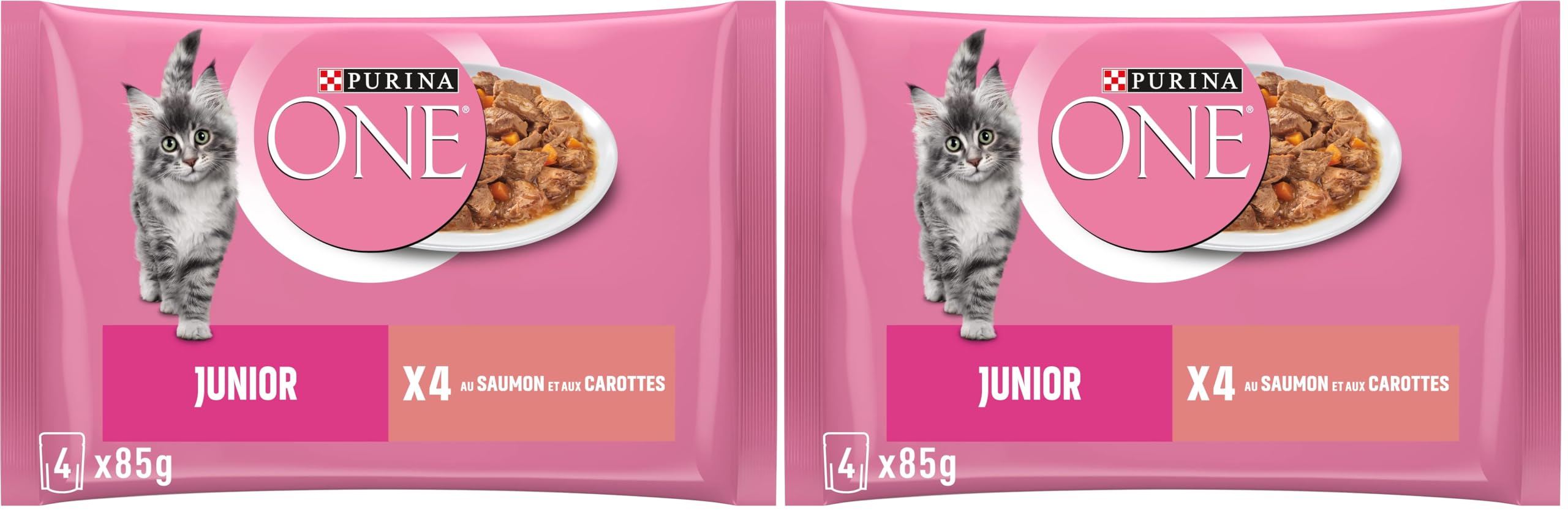 PURINA ONE Chat Kitten 4x85g (Lot de 2)