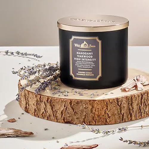 Miniatura 6 de Bath  Body Works - Vela de 3 mechas en madera de caoba de alta intensidad