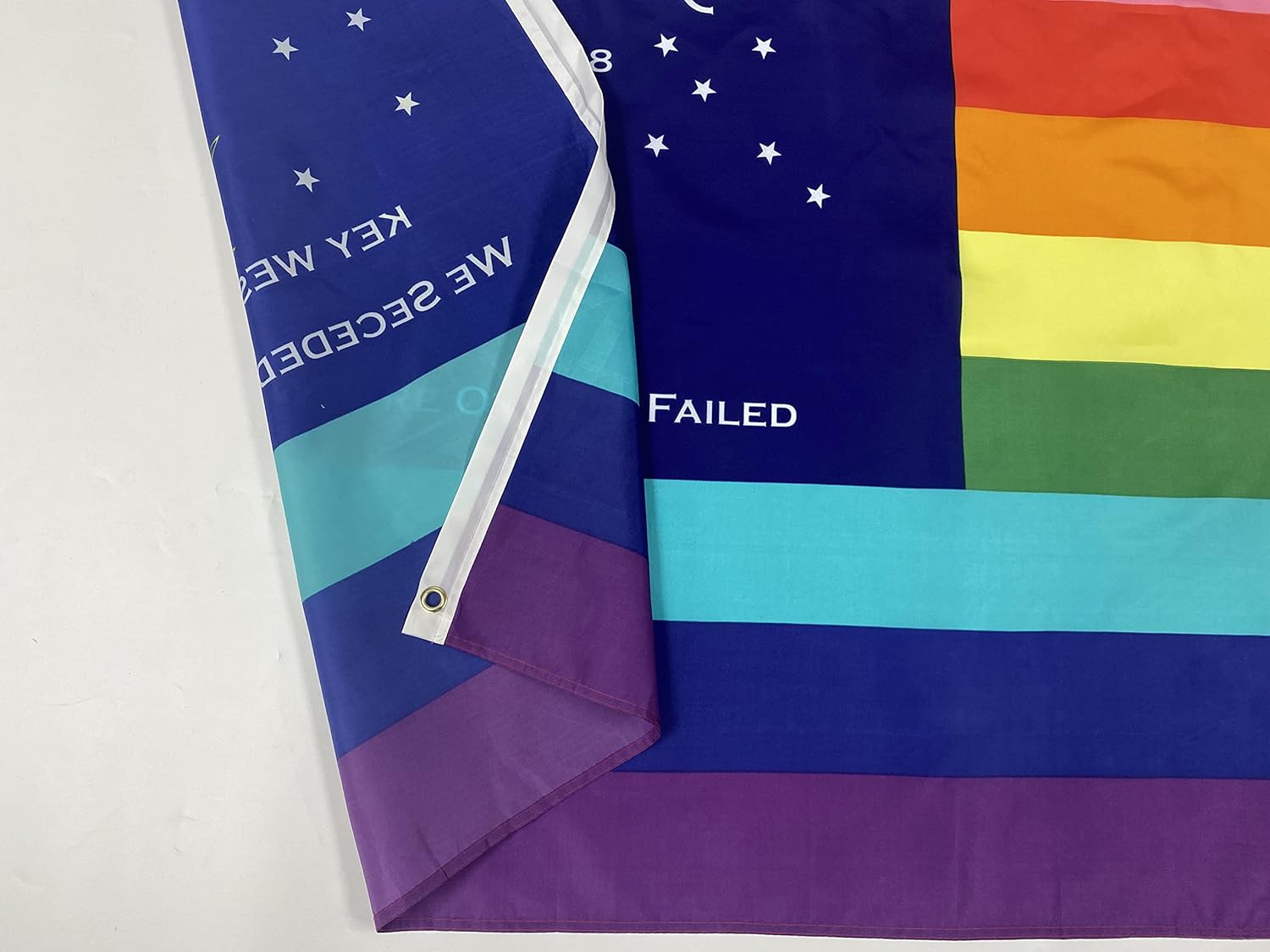 Conch Republic of Key West 2x Flag Combination Package LGBTQ+ Rainbow Pride Month Flags 3ft. x 5ft.