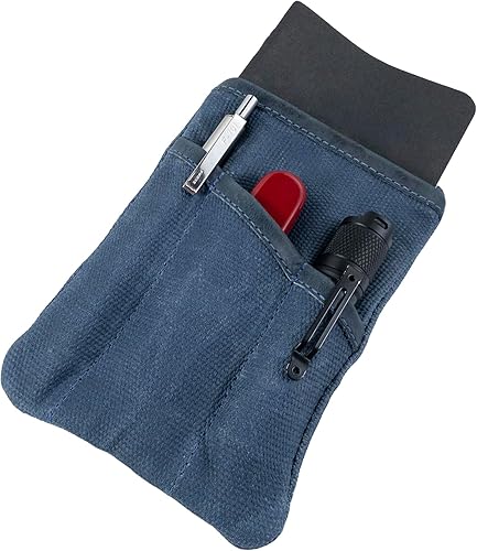 Hide & Drink, Bolsa de bolsillo multiherramienta, bolsa compacta multiusos con cremallera, mini estuche de herramientas de camping, lona encerada,