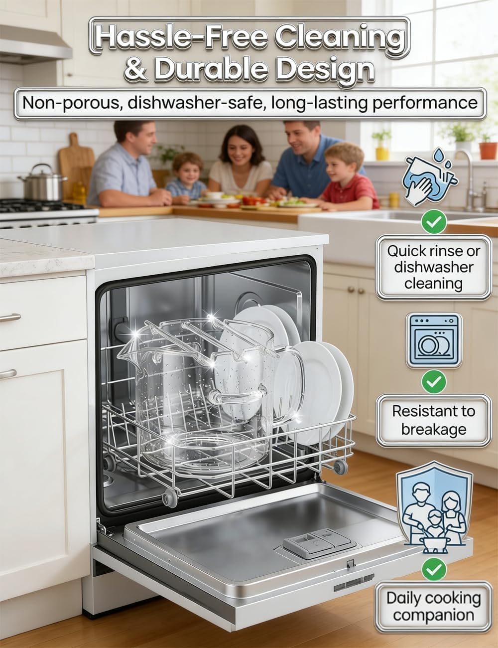 2026 New Glass Microwave Bacon Cooker, 74 Oz Glass Bacon Cooker for Microwave Oven, Heat-Resistant Glass Bacon Pan with Draining Rack and Lid for Home Cooking (1, Style A)