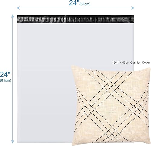 Miniatura 241 de Metronic - Sobres grandes de polietileno de 14.5 x 19 pulgadas, 100 bolsas autosellantes para correo, bolsas de empaque, sobres para envío, empaque