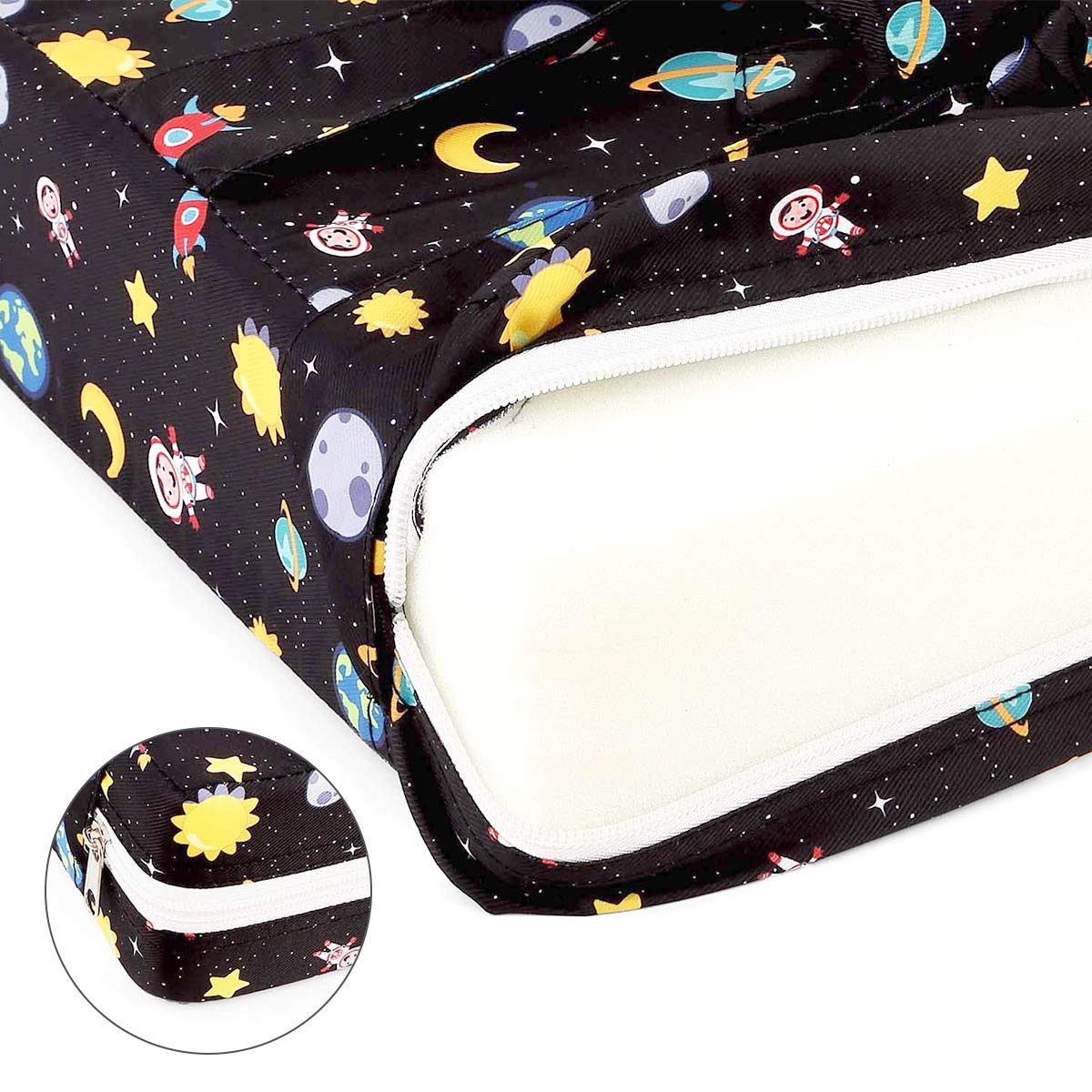 1 Pc Cojín Para Aumentar La Altura De La Silla De Comedor Para Niños Comedor De Refuerzo Para Niños Pequeños Cojín Para El Bebé Niño Pequeño Asiento Silla Del Comedor Tela De Sarga
