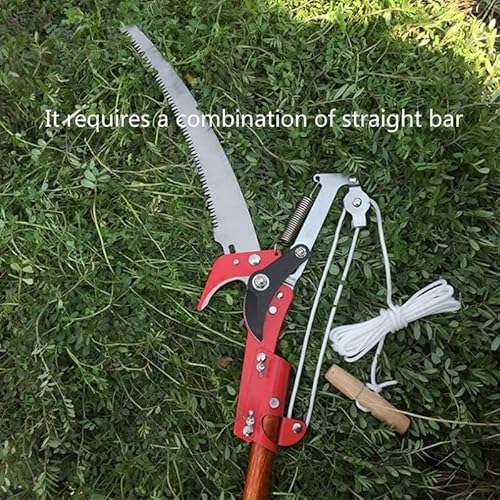 Garten Baumstangen-säge, Landschaftsbau-Säge Hochbaumsäge-Zweig Lange Reichweite Pole Astsäge zum Sägen und Scheren (ohne Stange)