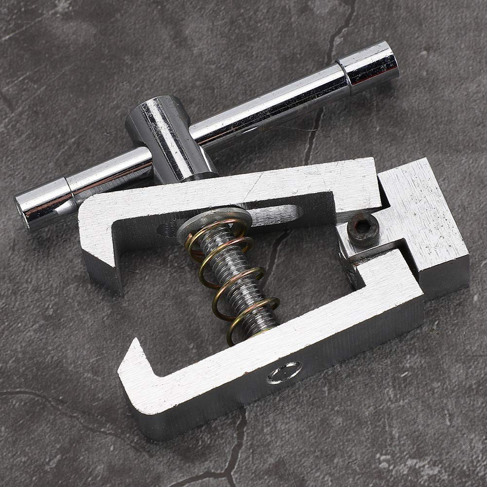 Ausla Morsetto per Misuratore di Tensione di Spinta, Dispositivo di Push-pull in Acciaio Inossidabile, Carico 500N, Apertura da 20 Mm, per Tester di Trazione, Cavo, Pellicola di Carta, Test di