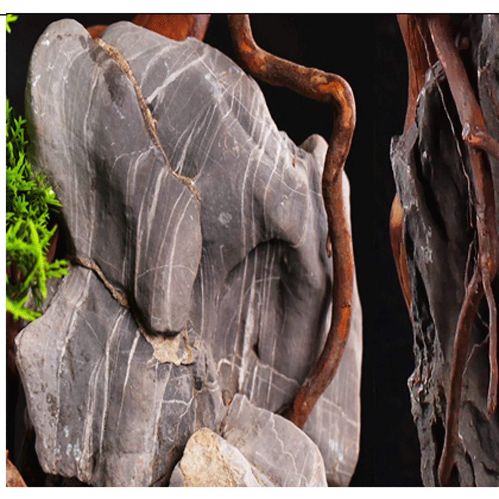 Faux Plante Décoration Pin d'accueil Artificiel 21 Pouces, Faux Cypress Bonsai, utilisé pour la décoration de Micro-Paysage dans Le Bureau d'entrée Artificielle Maison Plantes