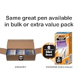 BIC MS11BE Cristal Xtra Smooth Ballpoint Stick Pen, Blue Ink, 1mm, Medium, Dozen – view 3