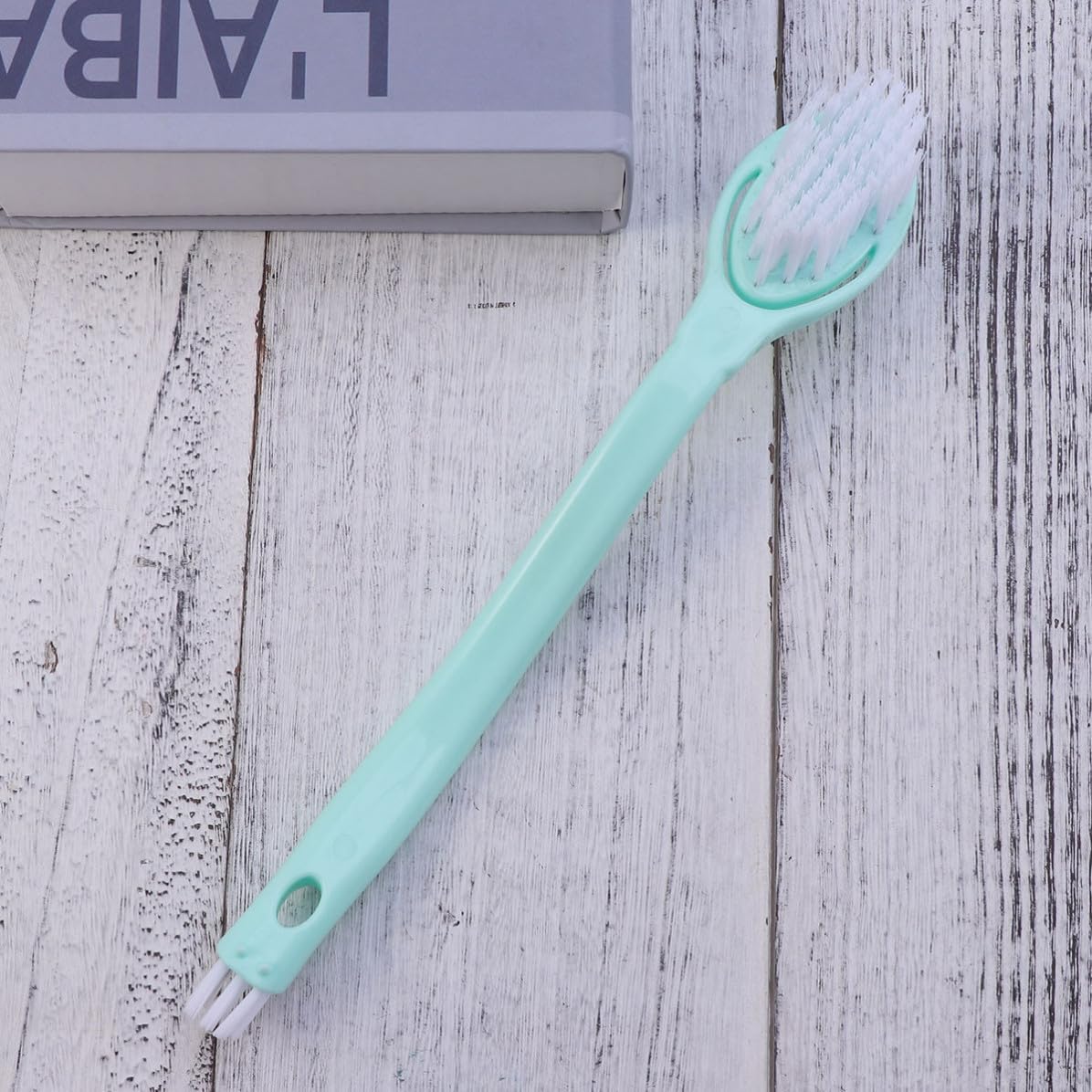 Double Side Long Handle Shoe Brush Plastic Cleaner for Sneakers