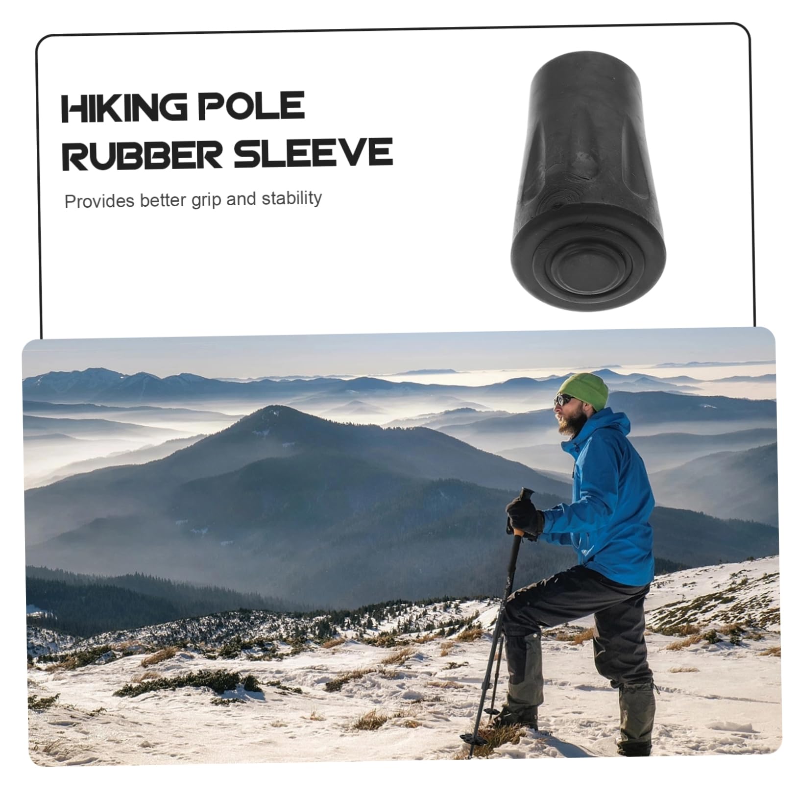 50piezas Puntas De Bastones De Trekking Antideslizantes para Bastones De Senderismo Accesorios Duraderos y Resistentes Al Desgaste para Aficionados Al Senderismo y Aventureros