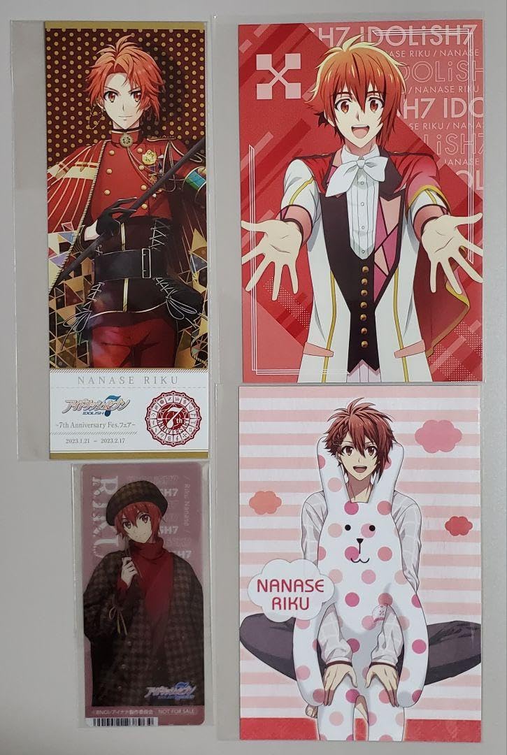 アイナナ 4周年 フェア特典 ポストカード クリアしおり