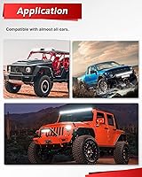 Vista 7 de CO LIGHT Arnés de cableado para barra de luz LED, 1 cable de 12 V, 16 AWG, interruptor de relé, kit de arnés de cable para vainas LED todoterreno