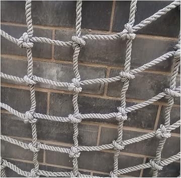 Climbing Rope Net Climbing Net for Kids Adult Playground Tree Nylon Play Giant Mesh Heavy Duty Cargo Toddler Climbing Climb Net Netting Nets for Adults Outdoor6mm-8cm,3X4m/9.8X13.12ft