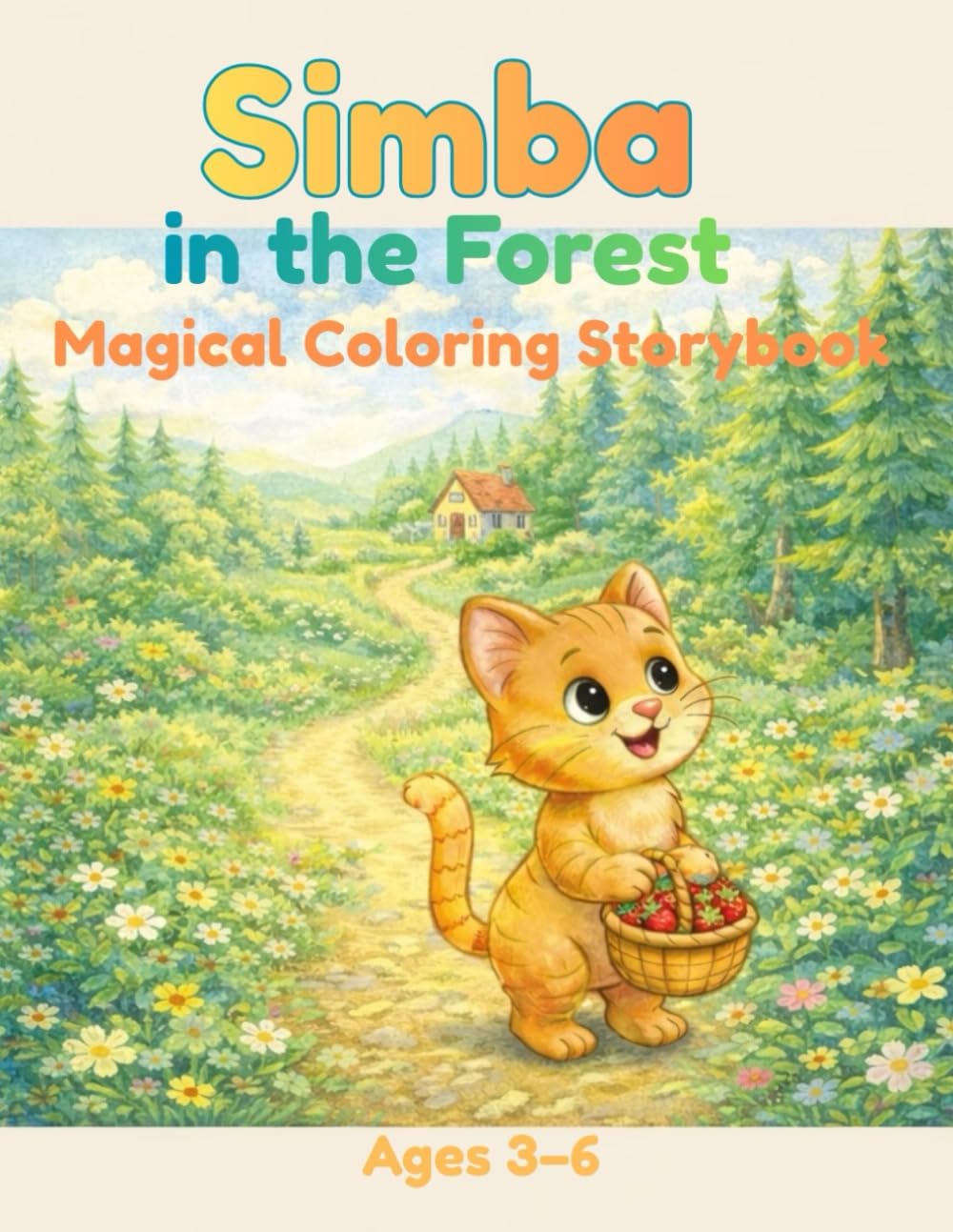 Simba in the Forest: A Magical Coloring Storybook for Kids Ages 3–6 (Simba Adventures Series)