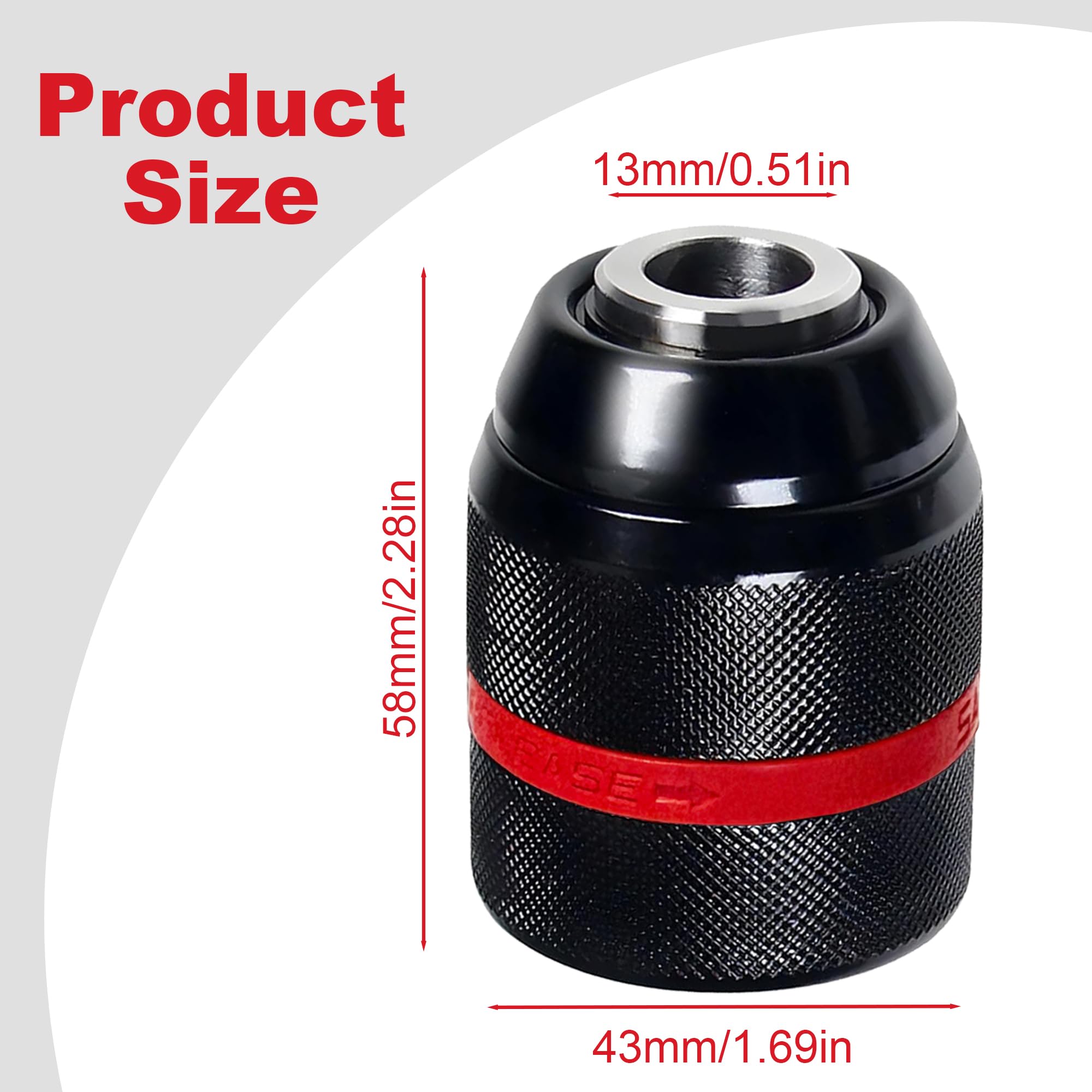 Milwaukee Bague 1,5-13 Mandrin