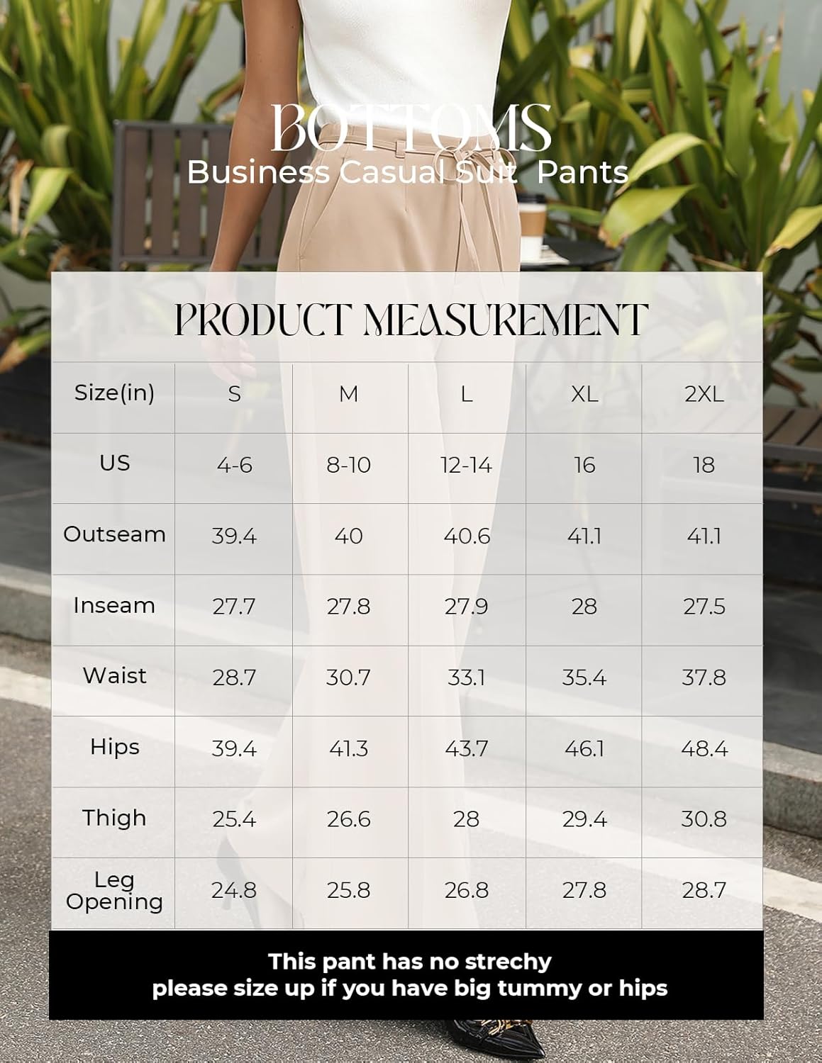 GRACE KARIN Women 2026 Wide Leg Pants High Waisted Work Pants Business Casual Trousers with Pockets - Image 4