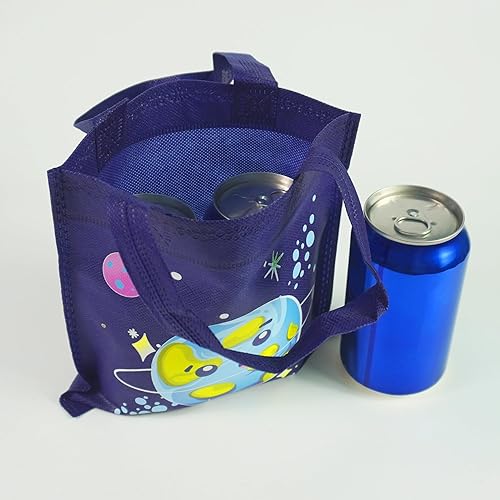 Miniatura 3 de BANBALLON 20 bolsas de recuerdo para fiesta del espacio exterior, bolsas de regalo espaciales, bolsas de regalo para niños, sistema solar galáctico,