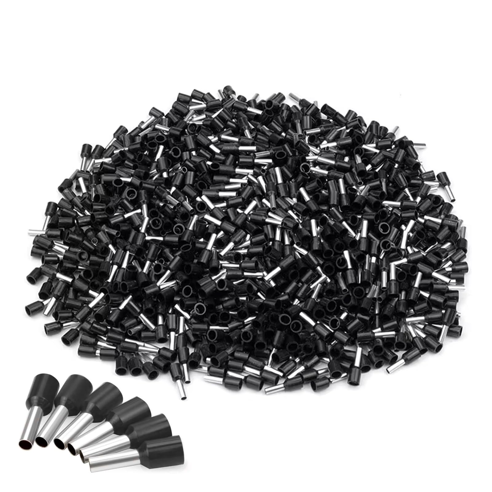 Terminales de extremo de cable de crimpado aislados para cable AWG 16 7