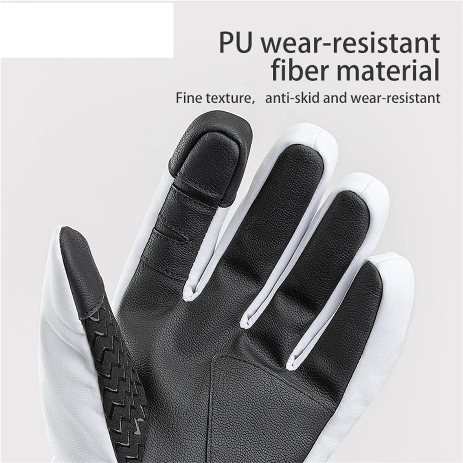 Guantes de esquí Invierno for Snowboard, térmicos, cálidos, con Pantalla táctil, for Hombre y Mujer para Clima Frio