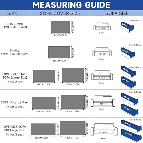 Vista 388 de VClife - Funda para sofá de 2 plazas o modular, de felpilla, antideslizante, lavable, apta para perros, protectora, caqui, 71 x 118 pulgadas 0 0