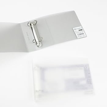 Amazon | ニューヨー 伝票ファイル クリア 2色 ホワイト グレー