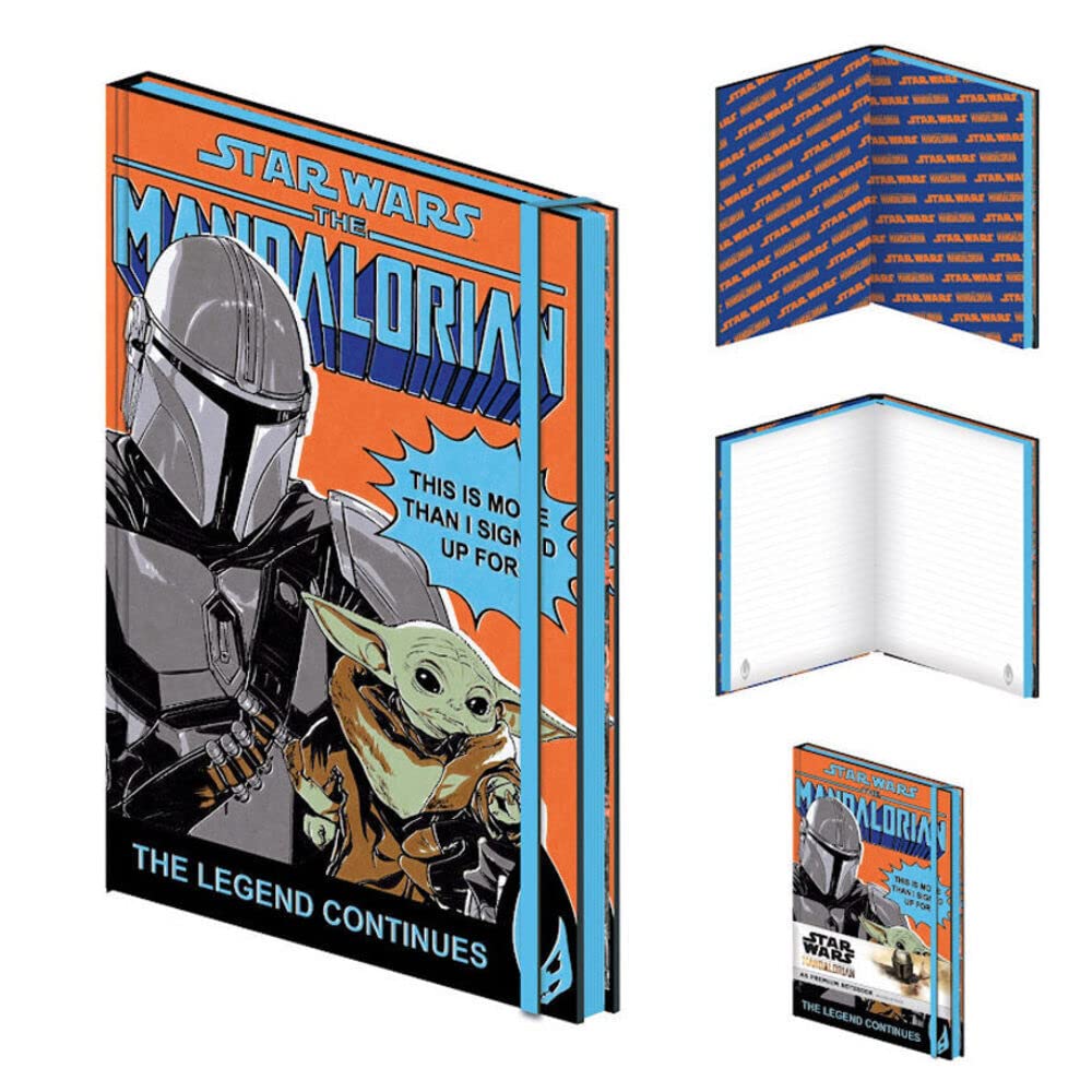 Pyramid International Star Wars The Mandalorian Notebook (More Than I Signed Up For Design) A5 Writing Pad with Lined Pages - Image 2