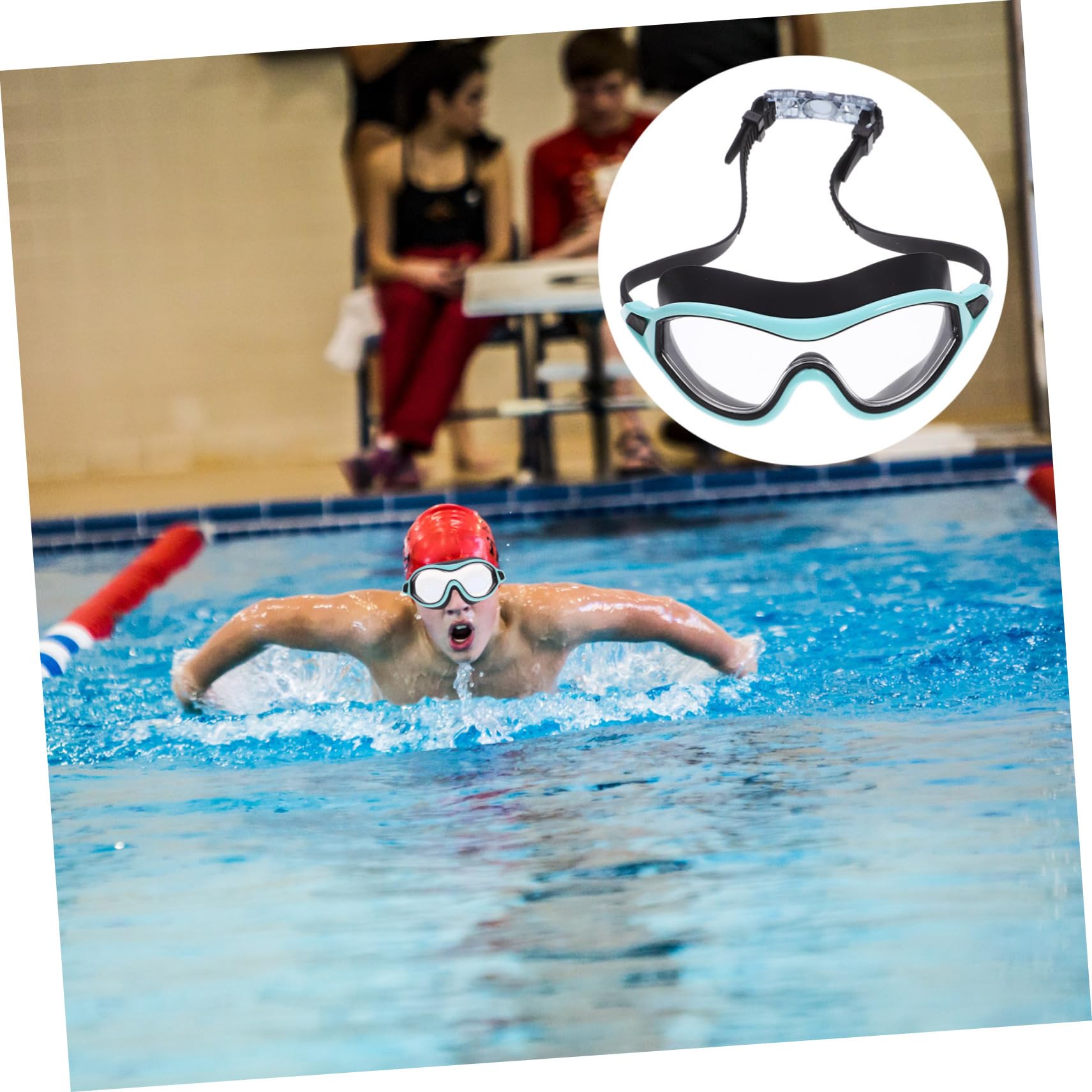 VANZACK 3stücke Schwimmbrille Für Erwachsene Verstellbare Anti-beschlag Und Uv-schutz Bequeme Für Damen Und Für Schwimmbad Und Freiwasser