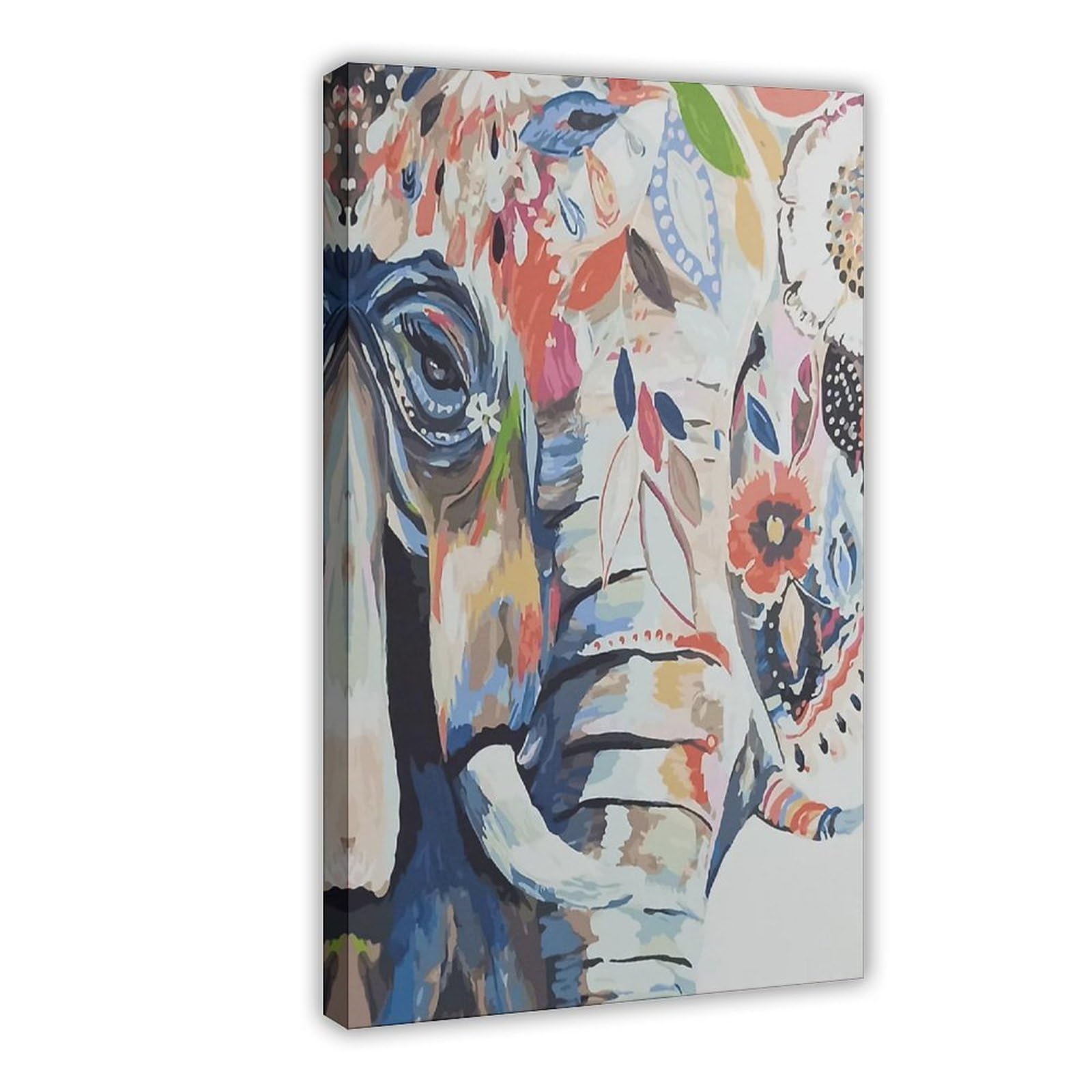 Bareronor Abstract Elephant Poster Canvas Poster Bedroom Decor Landscape Office Room Decor Gift 20" L X 30" W